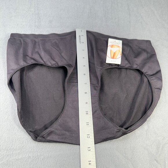 Jockey Women's Size XXL 9 Panty Hi Cut Smooth And Shine Black New With Tags - Picture 8 of 9